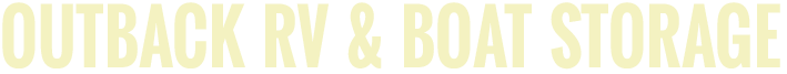 Outback RV & Boat Storage - Denton, Texas